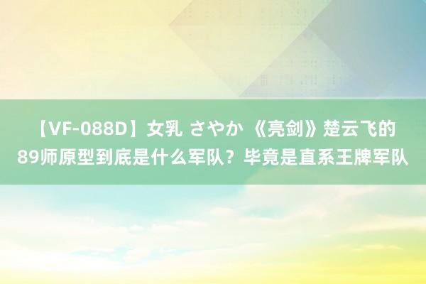 【VF-088D】女乳 さやか 《亮剑》楚云飞的89师原型到底是什么军队？毕竟是直系王牌军队